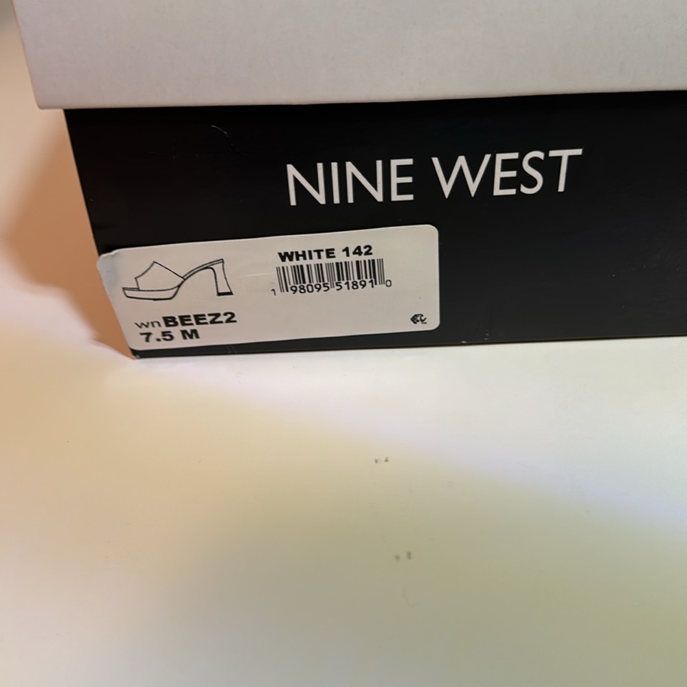 Nine West Womens Beez Heeled Open Toe Sandal - Picture 7 of 7